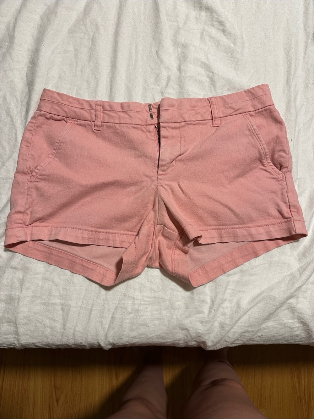 Francesca's Collections Light Pink Casual Cotton Shorts